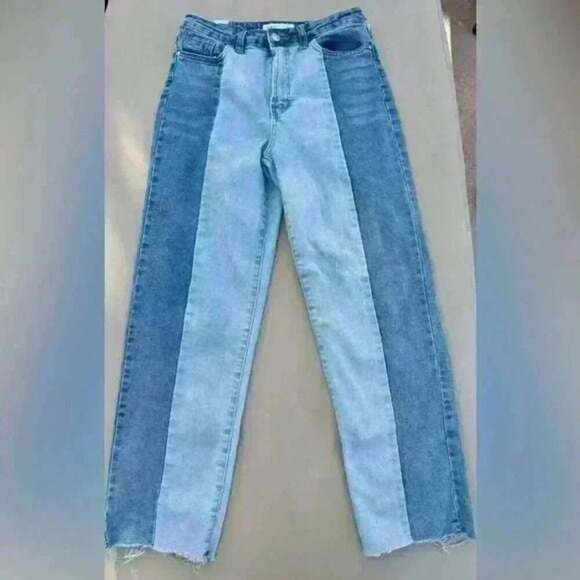 Almost Famous Denim - Almost famous 2 Tone Color Block Jeans Jr. size 5